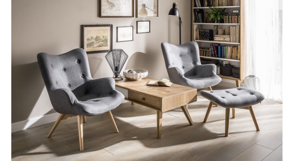 Кресло в скандинавском стиле