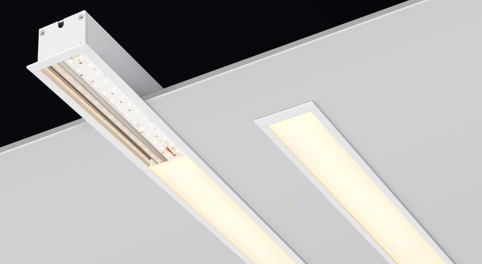 Встраиваемый линейный светодиодный светильник profile 60r led 1000