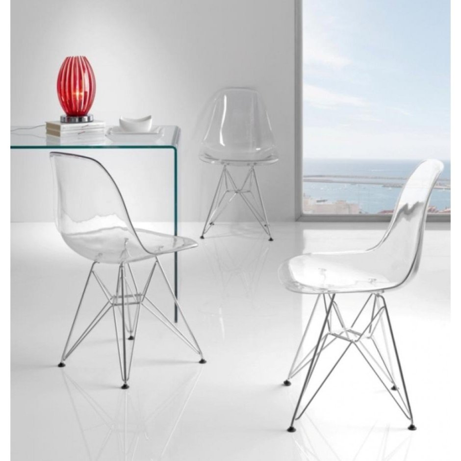 Стул Eames DSR прозрачный