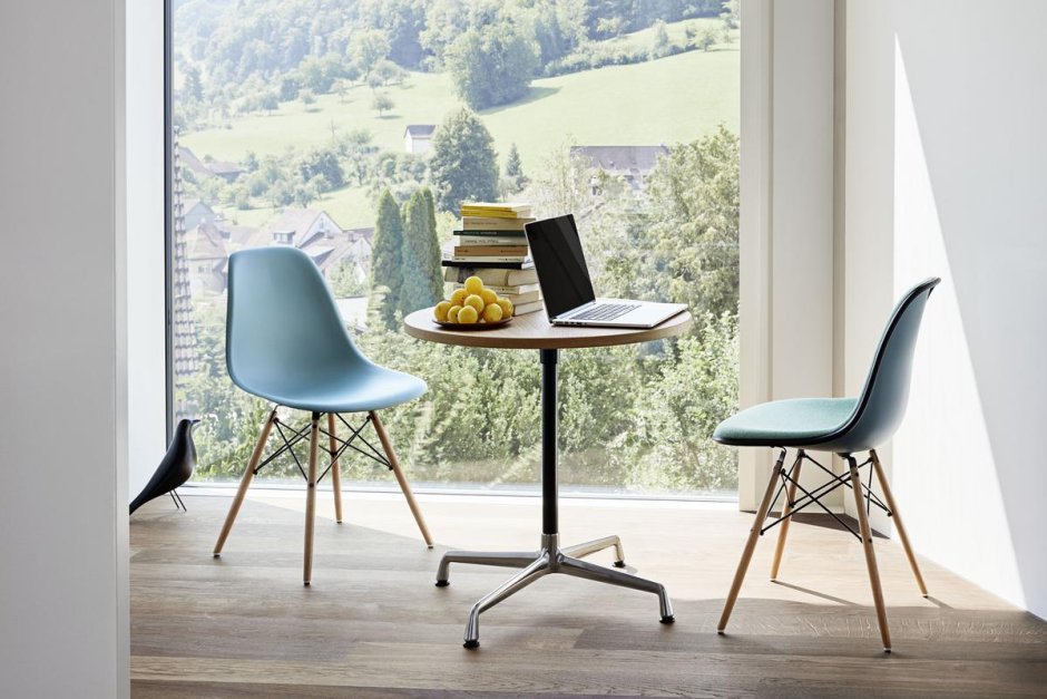 Стул Eames DSW барный белый