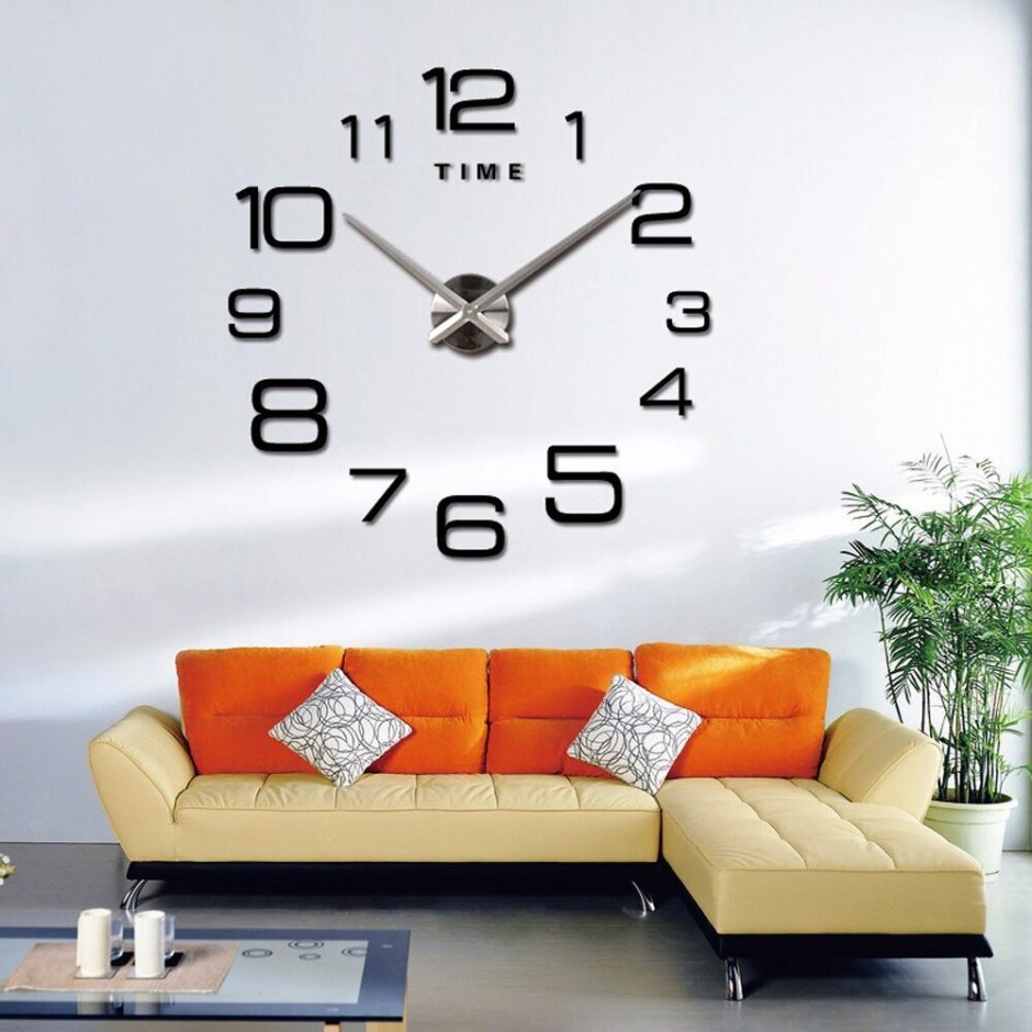 DIY Clock настенные 3d часы боль