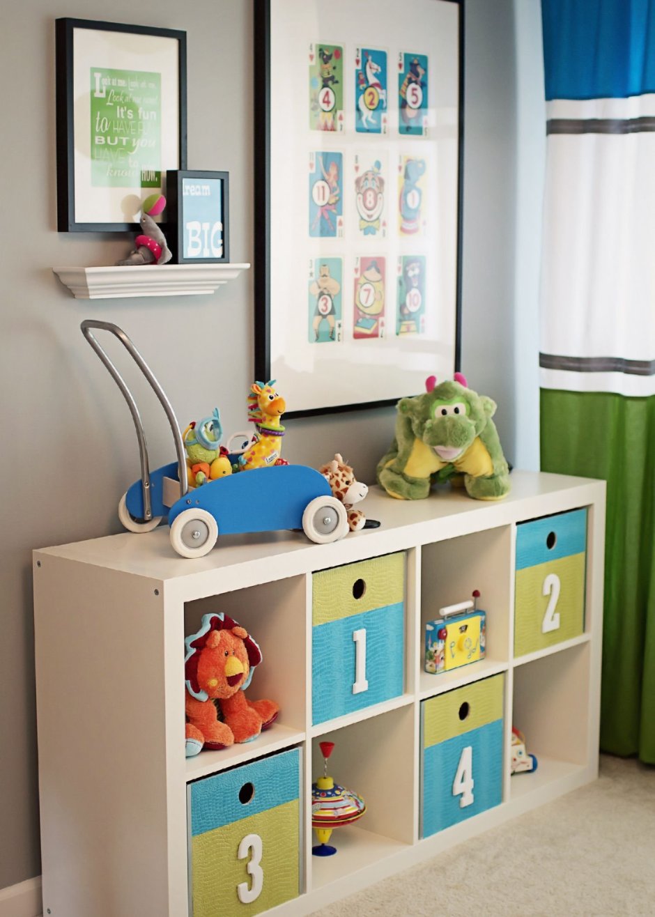 Шкафы для игрушек в детскую комнату