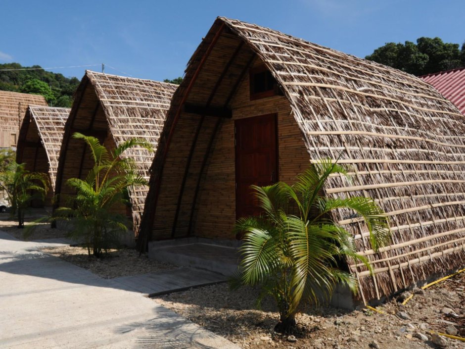 Бамбуковый дом во Вьетнаме