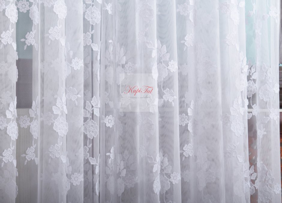 Тюль Tulle вуаль белая 400х250