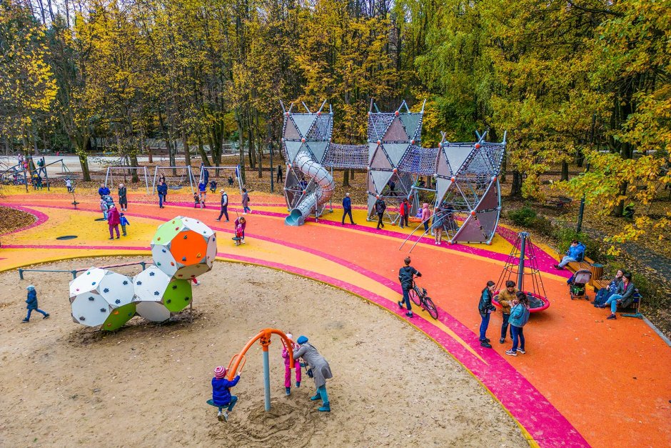 Парк Кусково детские площадки
