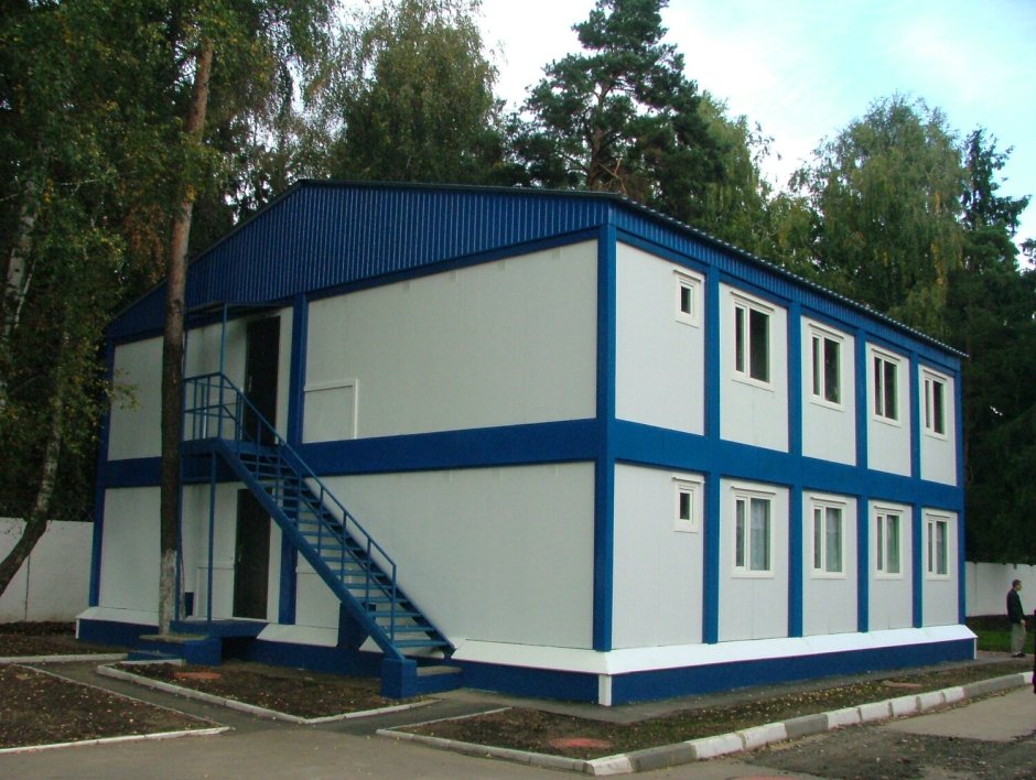 Быстровозводимые здания общежития из сэндвич