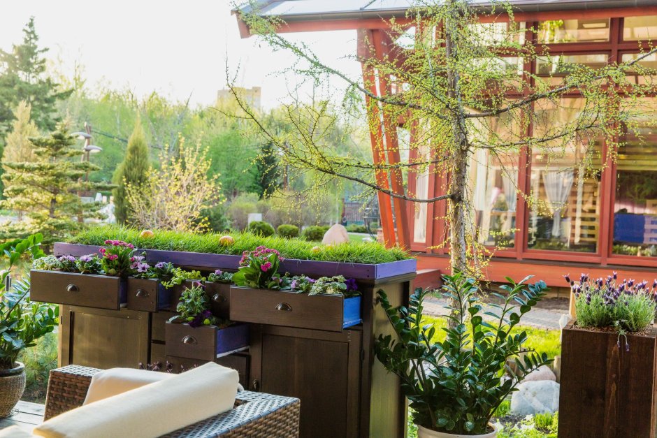 Chalet River Club в Химках веранда