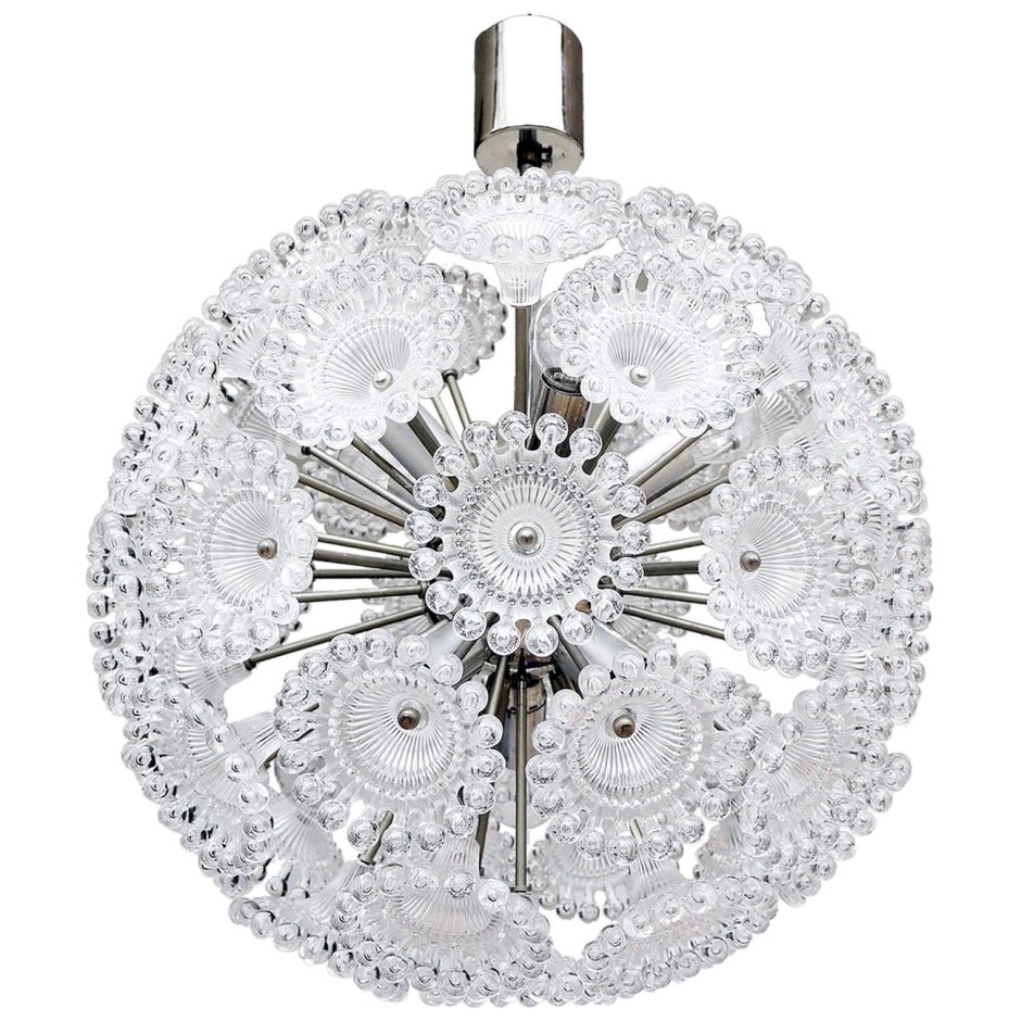 Люстра Glass Flowers Sputnik Chandelier