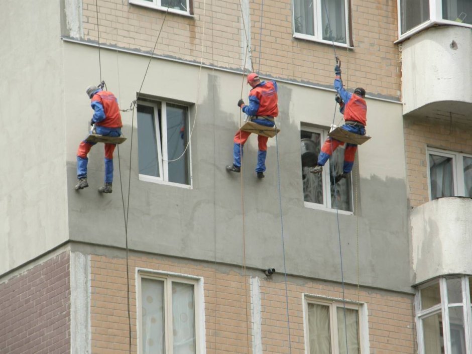 Утепление фасадов многоквартирных домов
