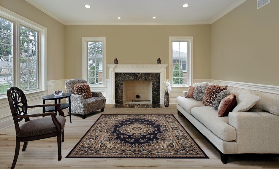 Living Room with Carpet