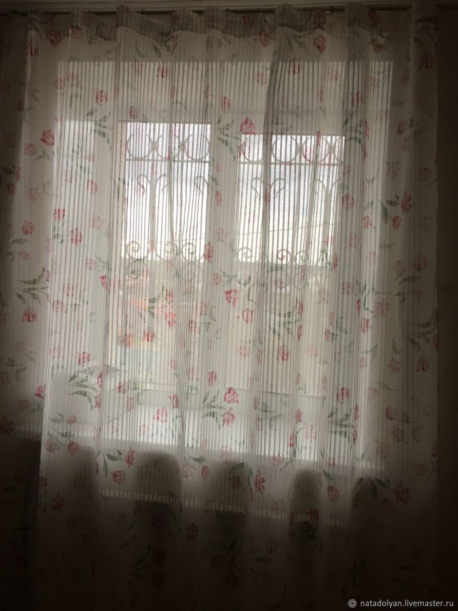 Льняные тюли для зала