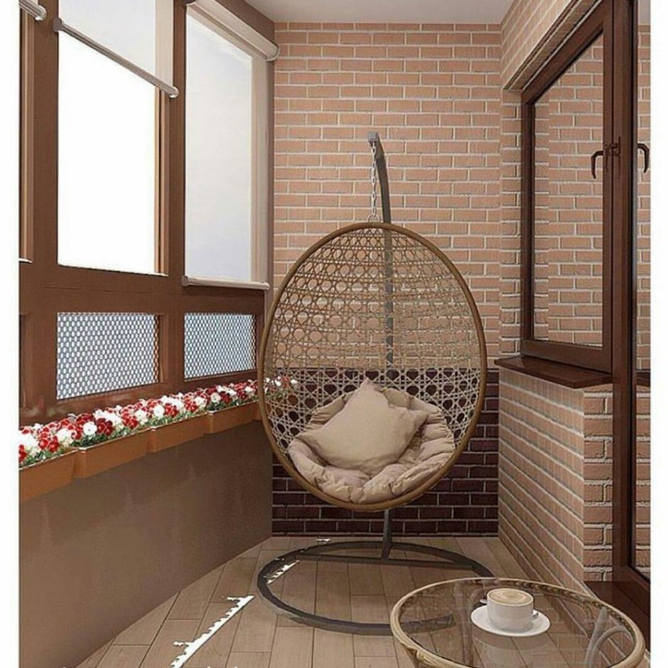 Плетеные кресла на балкон