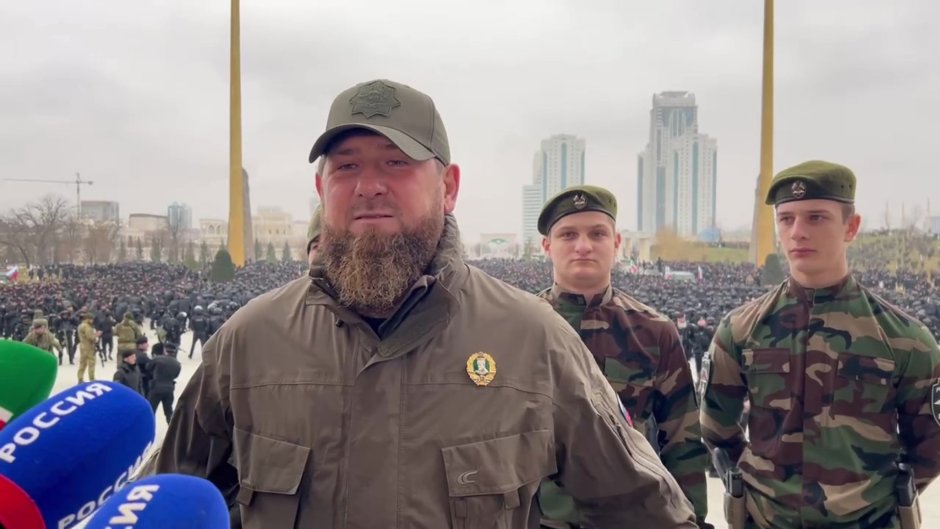 Кадыров и спецназ Кадырова в Украине