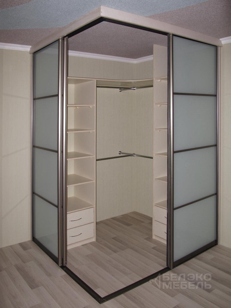 Шкаф купе Анна угловой 1450 х 1450 х 2200