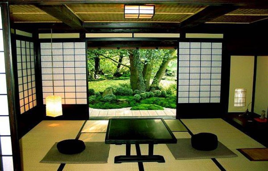 Зал медитаций в японском стиле