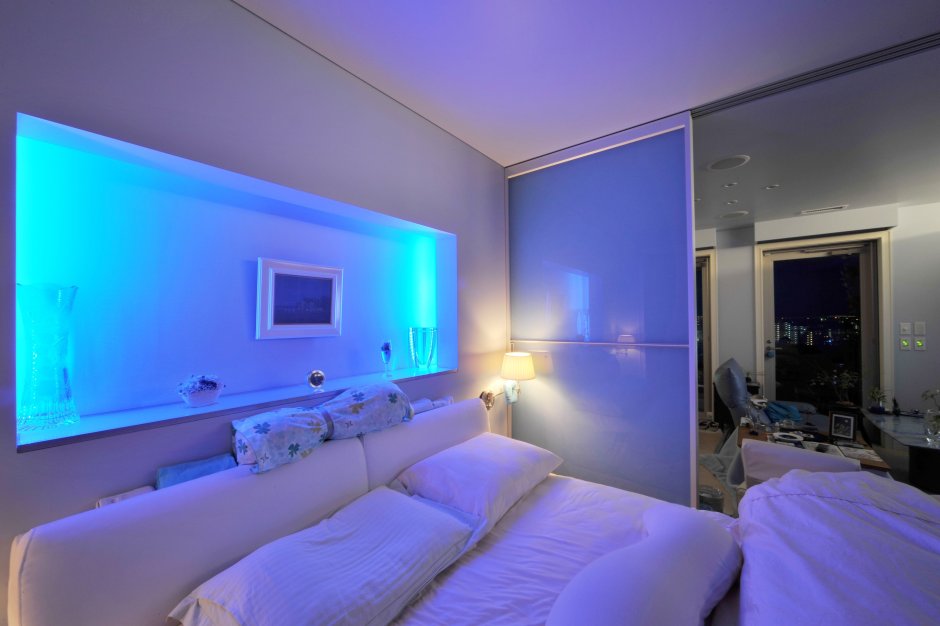 Светодиодная подсветка в спальне
