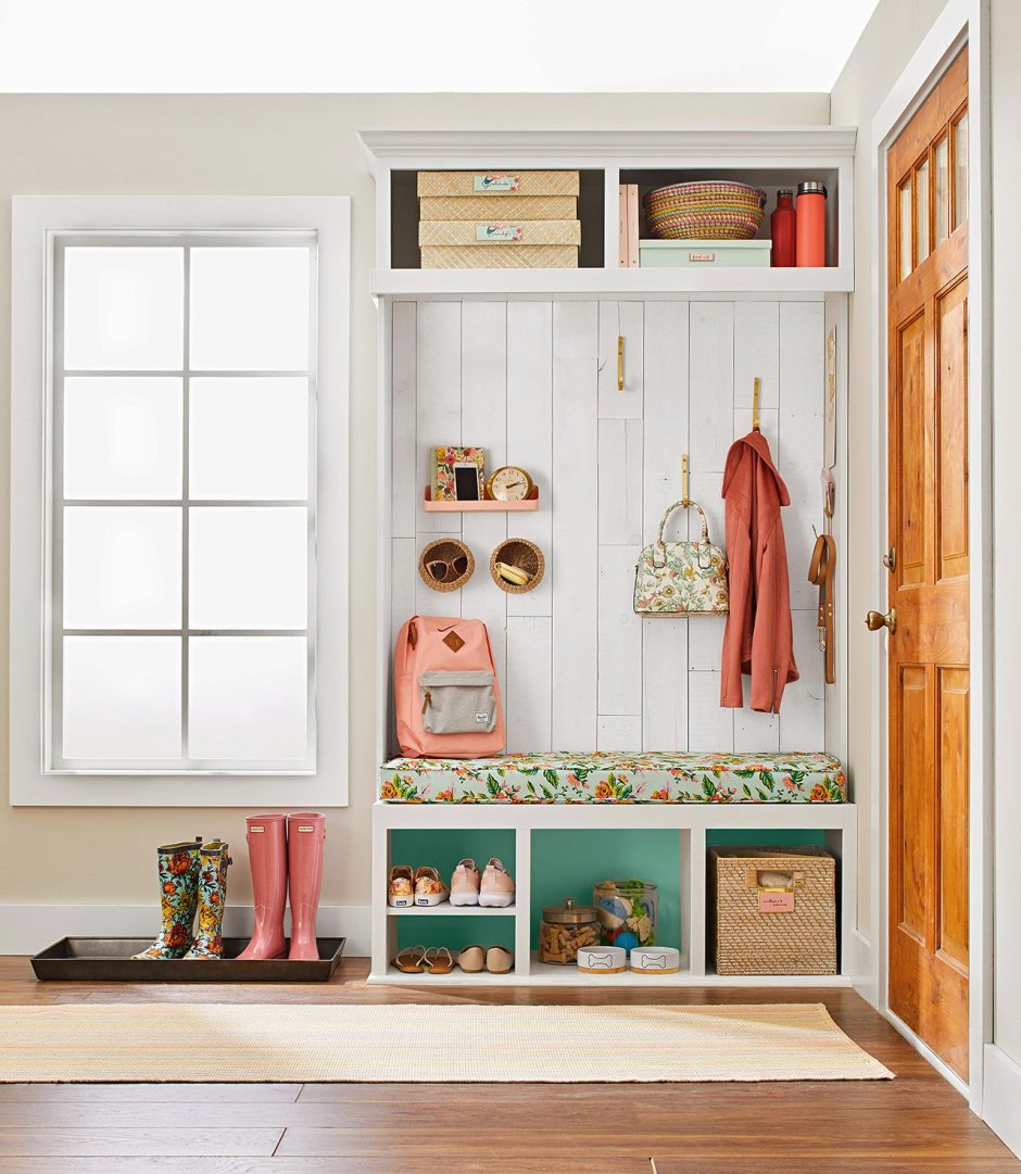 Shelving Unit Entryway