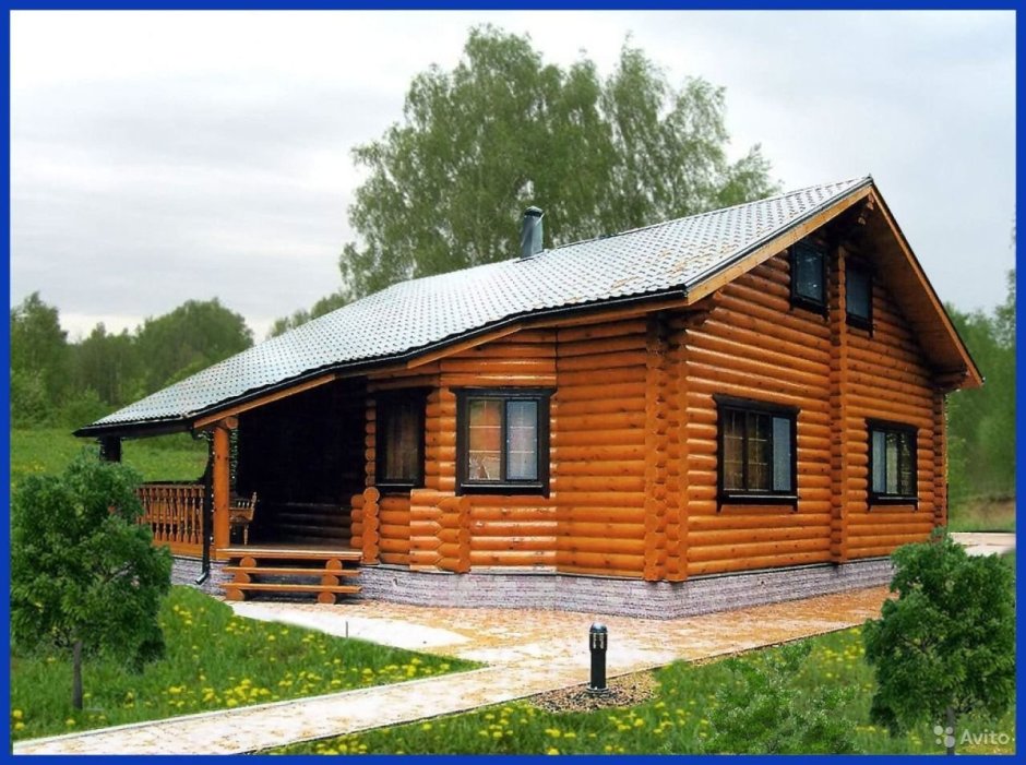 Дом из калиброванного бревна