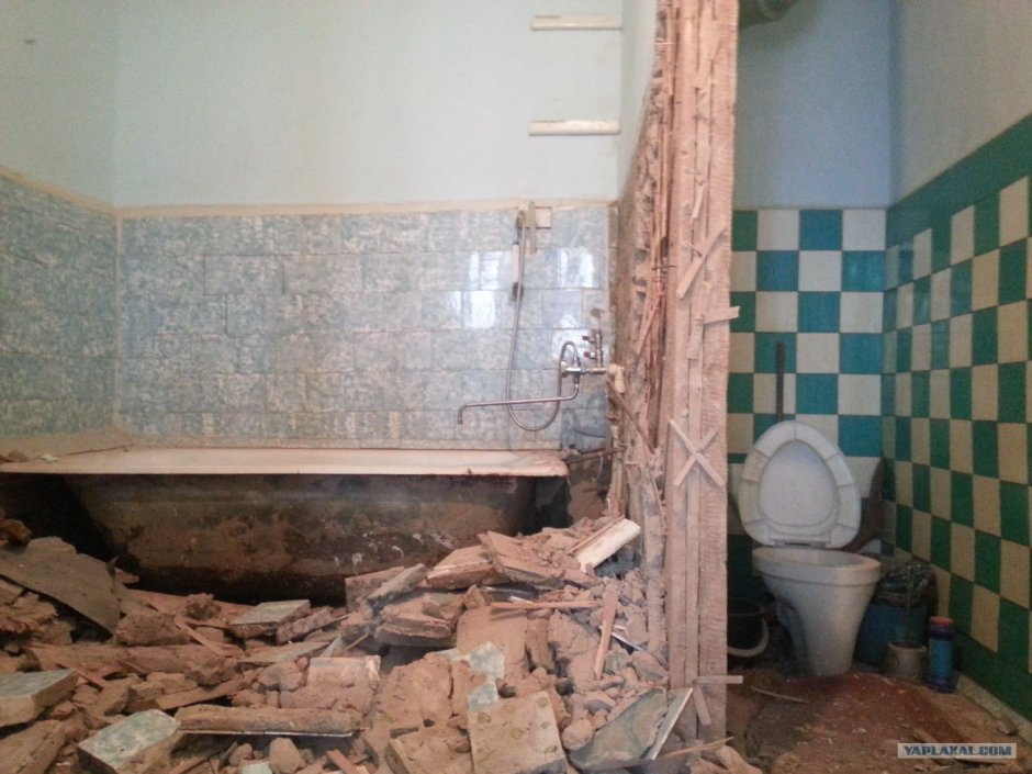Чугунная ванна в сталинке