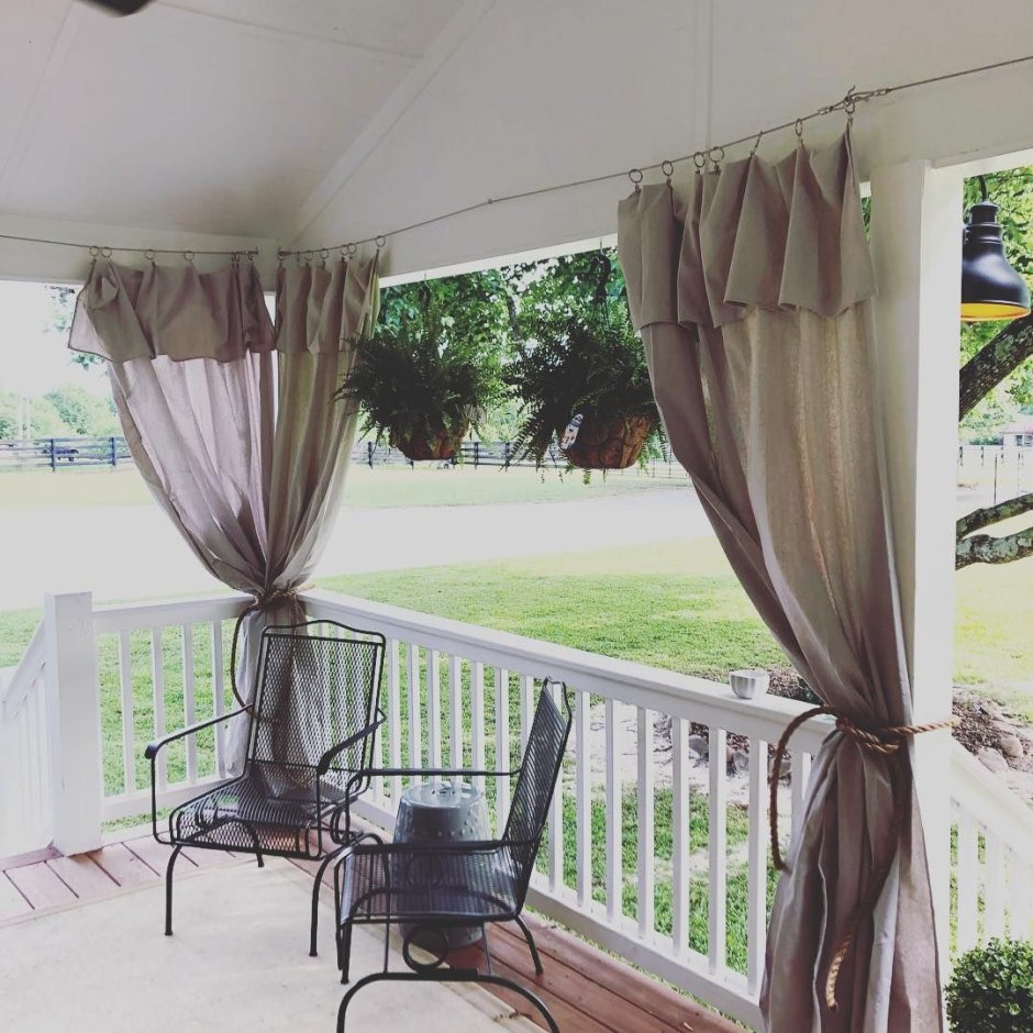 Занавески на террасу