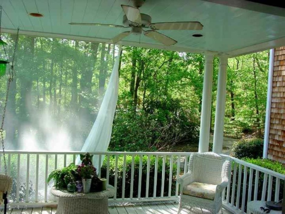 Москитные сетки на террасу дачи