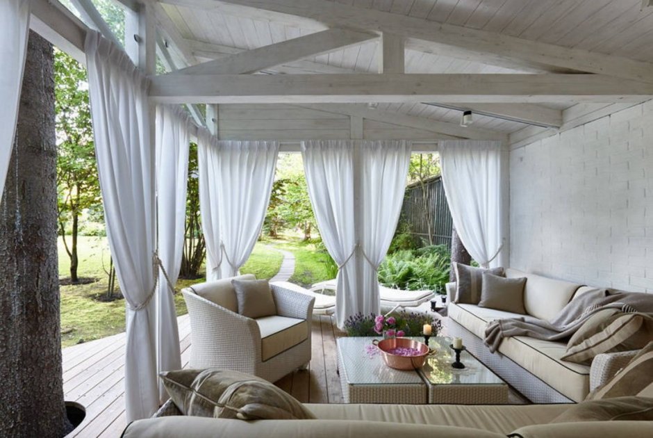 Шторы в беседку