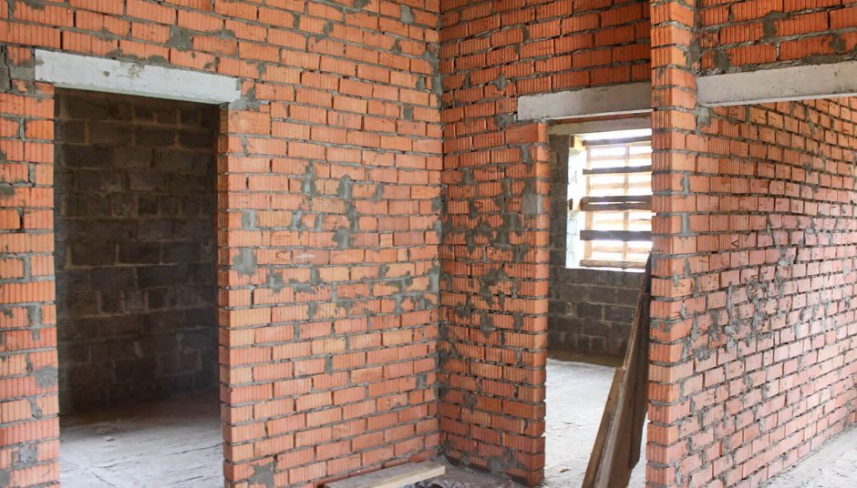 Перегородка 65 мм из кирпича