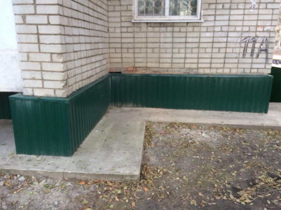 Цоколь МКД отделка