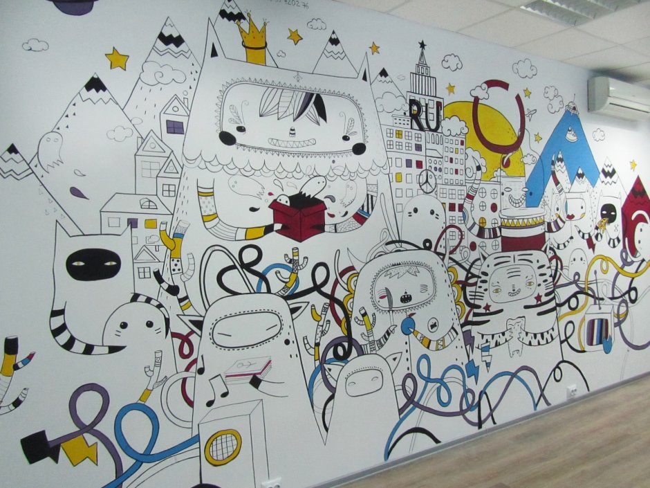 Маркеры для рисования на стенах