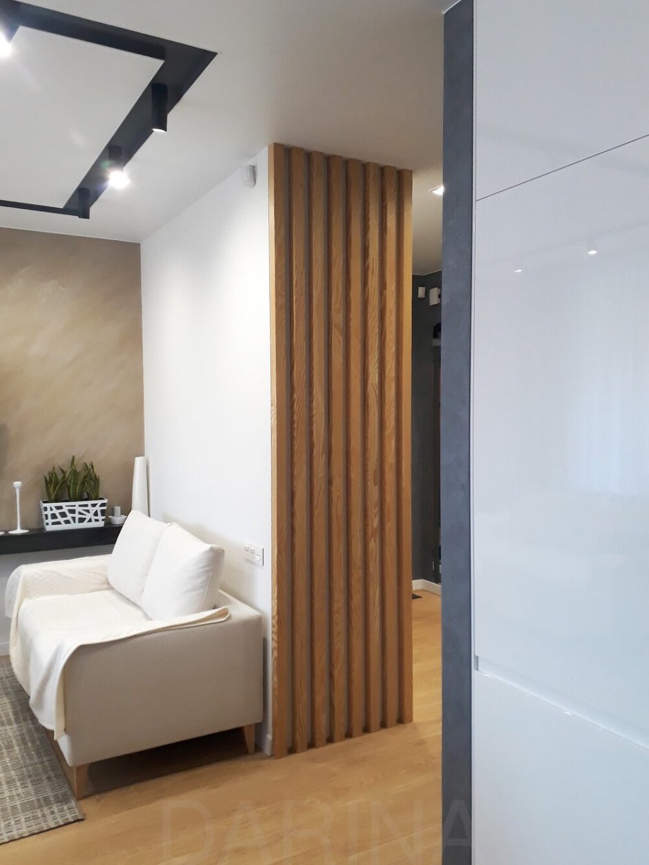 Реечная перегородка для зонирования