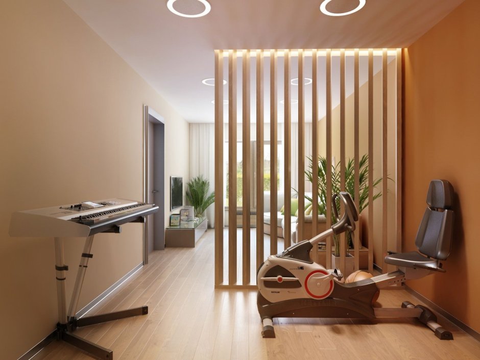 Деревянные перегородки для зонирования