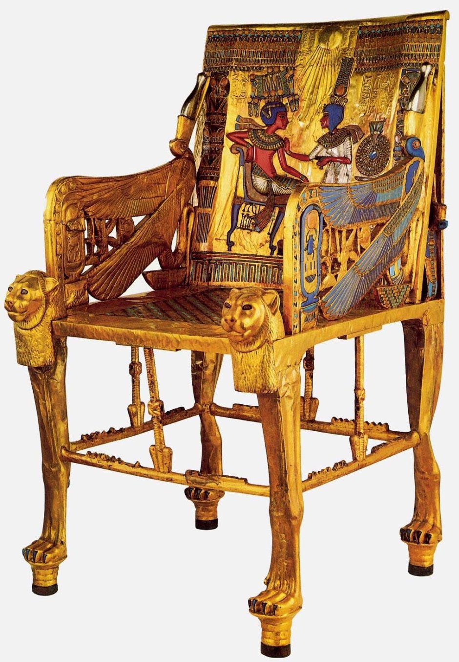 Древний Египет трон Тутанхамона