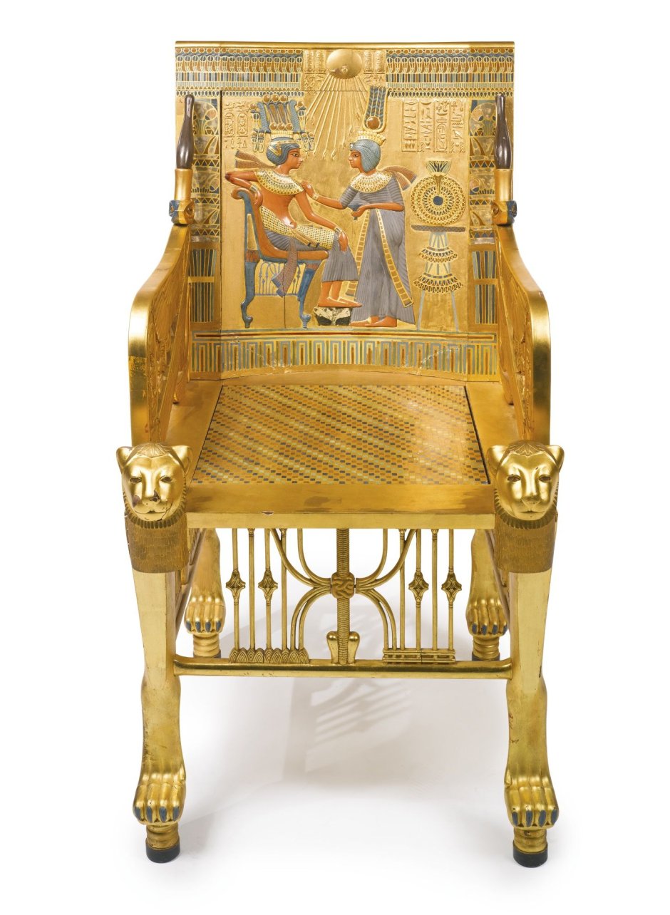 Древний Египет трон Тутанхамона