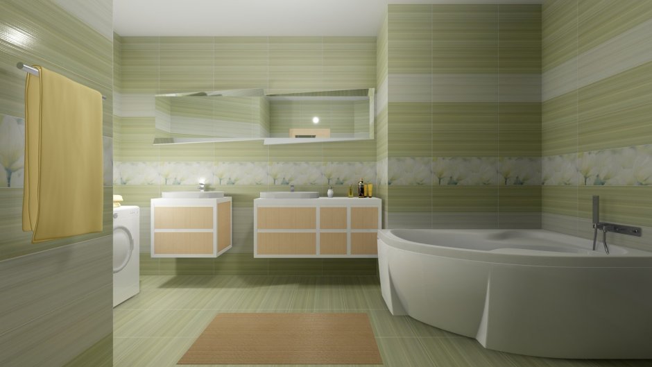 Rapsodia Olive Wall 01 250х600 (1-й сорт)