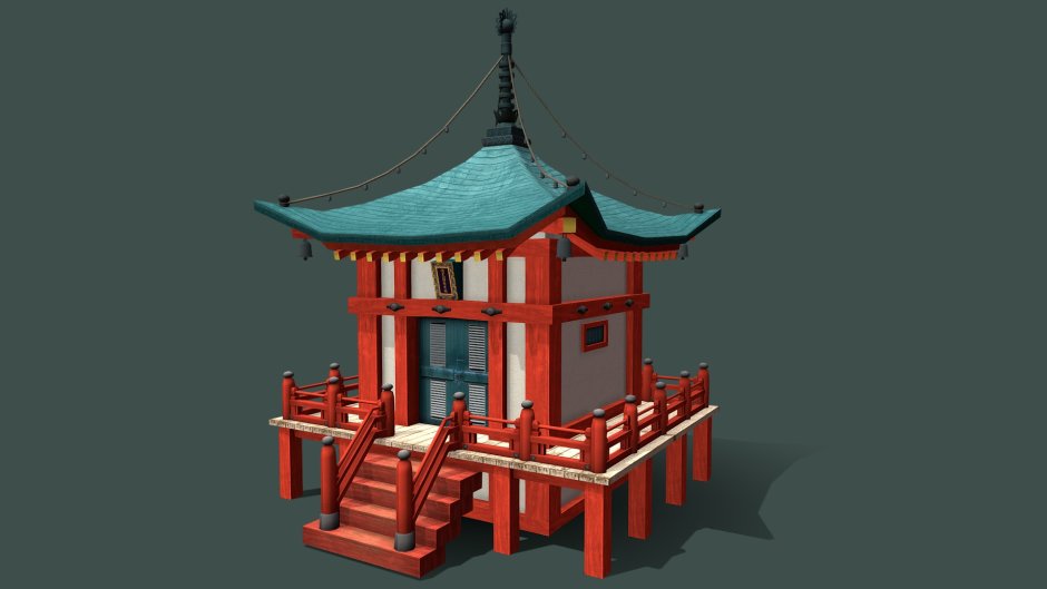 Японский храм референсы