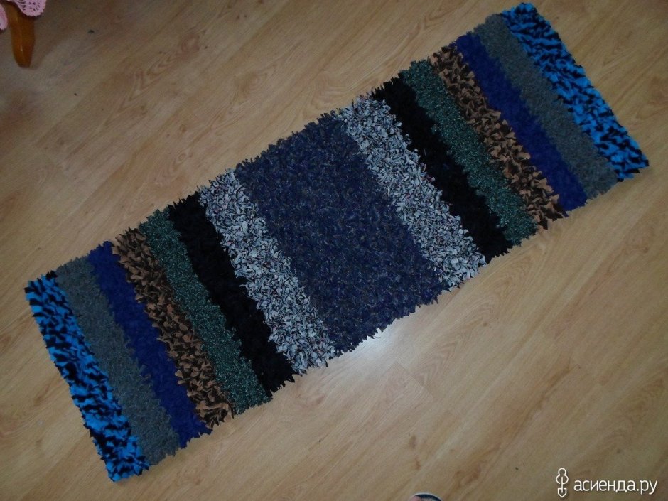 Коврик из полос