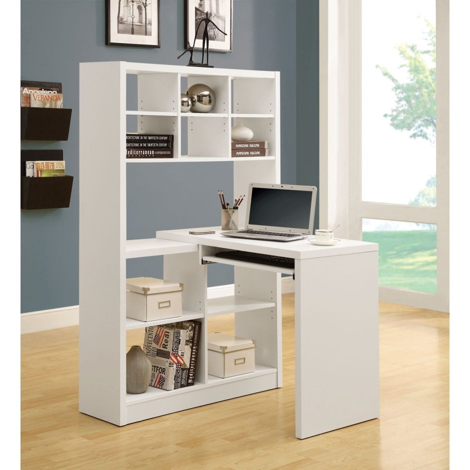 Стол компьютерный Homeoffice (белый, 1200х550х964 мм)