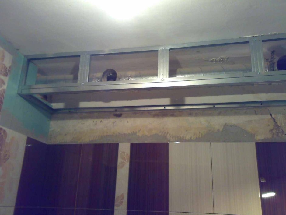 Короб для вытяжки из гипсокартона