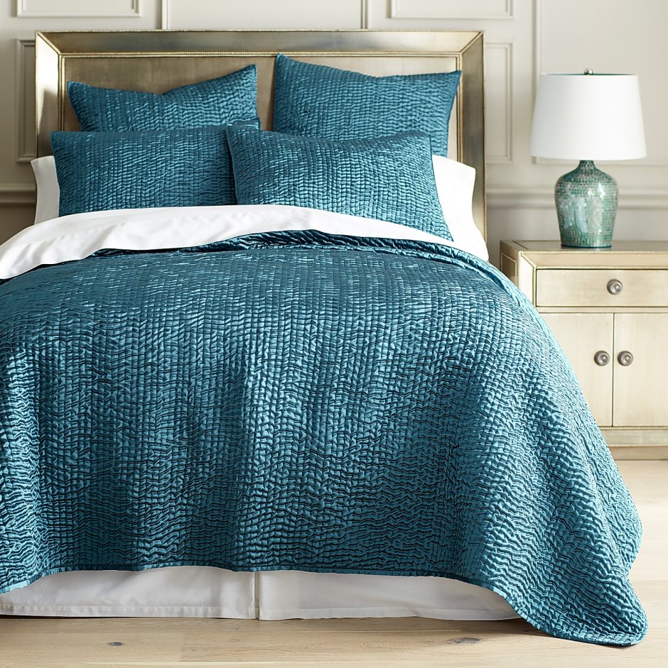 Cozy Home плед двусторонний бирюзовый