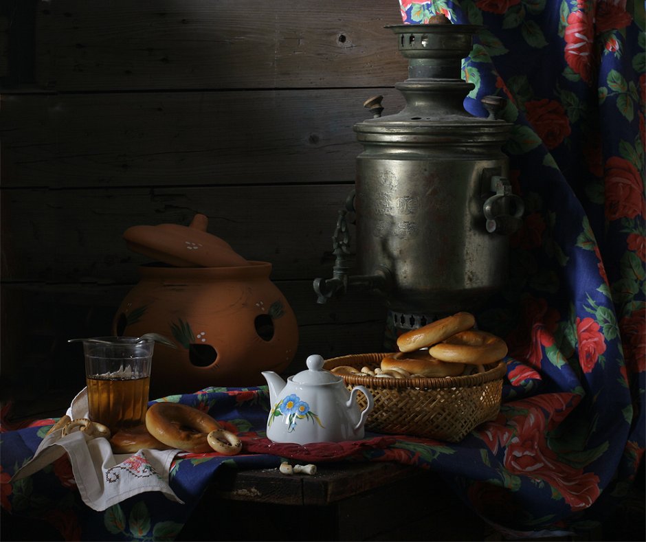 Самовар деревенский