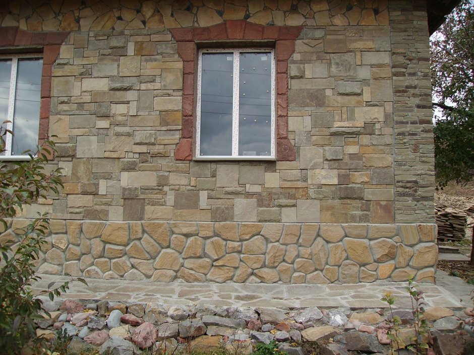 Песчаник камень для фасада