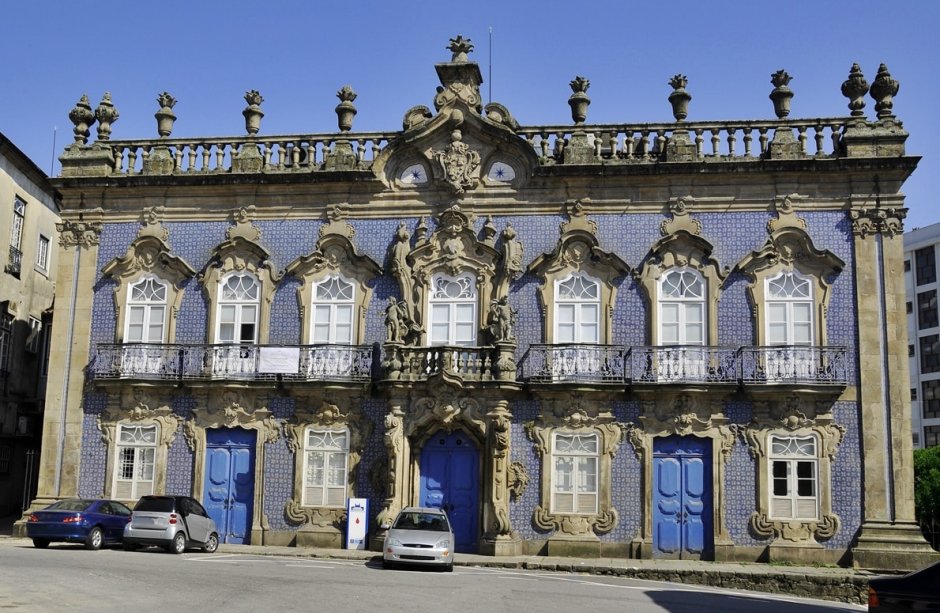 Фасад дворца райо в Браге