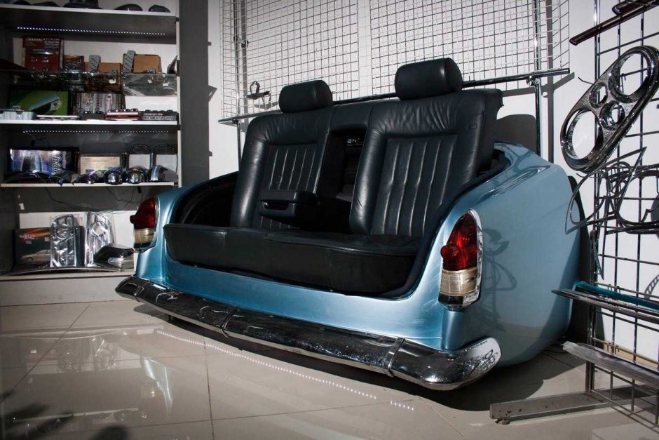 Диваны из старых автомобилей