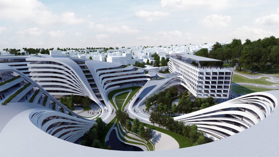 Ландшафтная архитектура Zaha Hadid