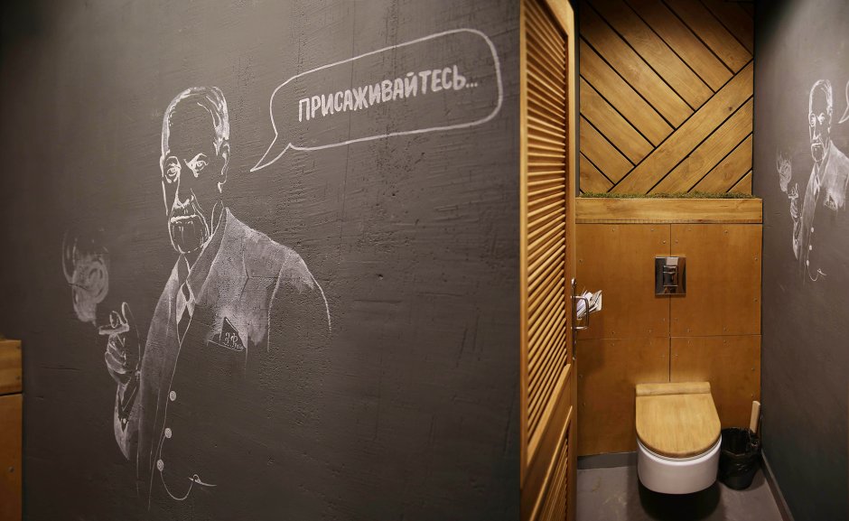 Креативные туалеты в барах