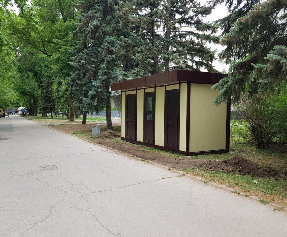 Модульные туалеты в парках