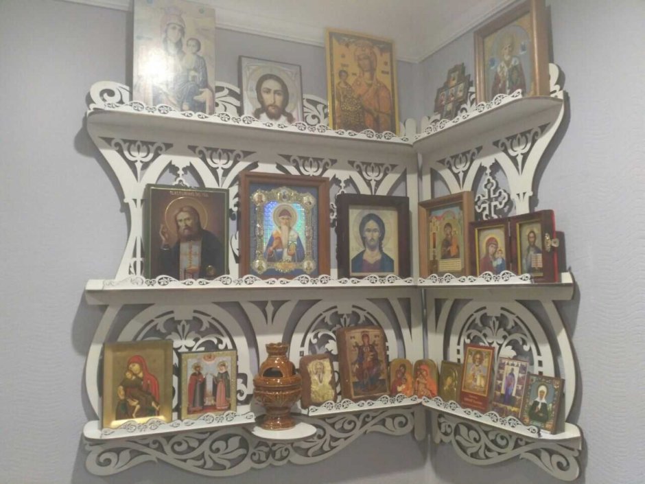 Полка для икон иконостас "Благовест"