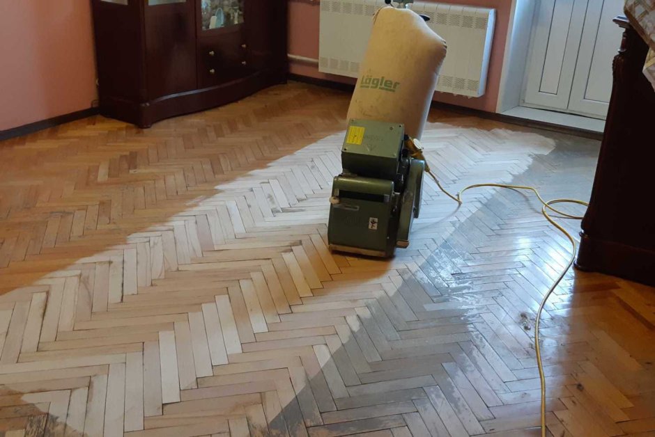Старый паркет отциклевать