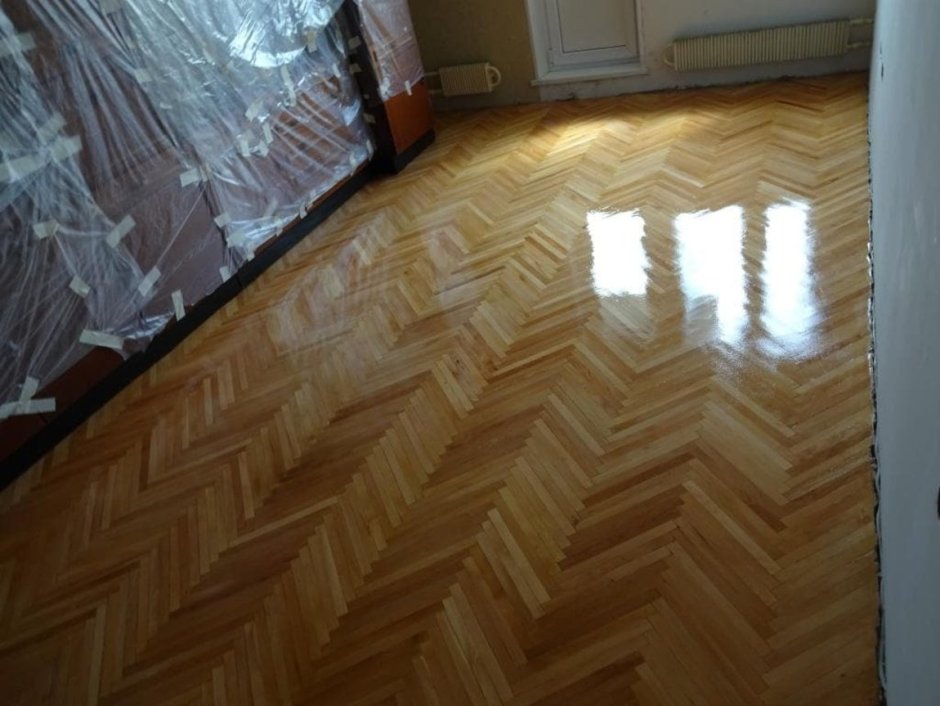 Отциклевать паркет