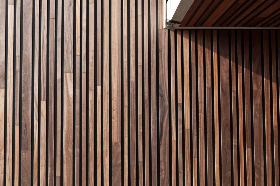 Wood Panel cladding facade